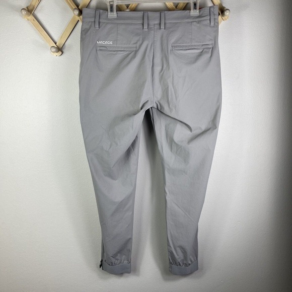 Macade Golf Pants Womens Size 42 Regular Slim Fit Khaki Performance Worn Once - Picture 7 of 11